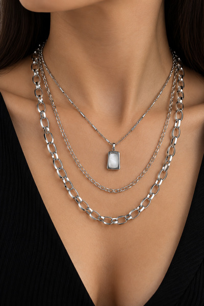 Jack Ferrero Women's Multi-Necklace Set