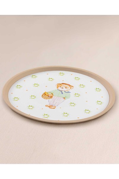 Madame Coco Adenya Basket Liana Bear Round Tray