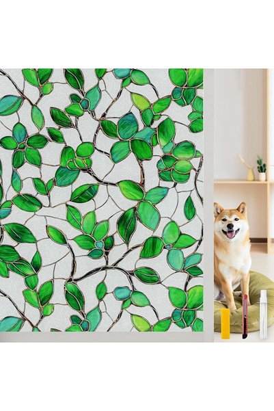 GENERAL Countewol Window Privacy Film Stain Glass Window Film Rainbow Window ...