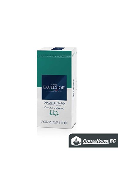 Caffè Excelsior Κάψουλες καφέ Excelsior Decaf για Nespresso, 10 τεμάχια.