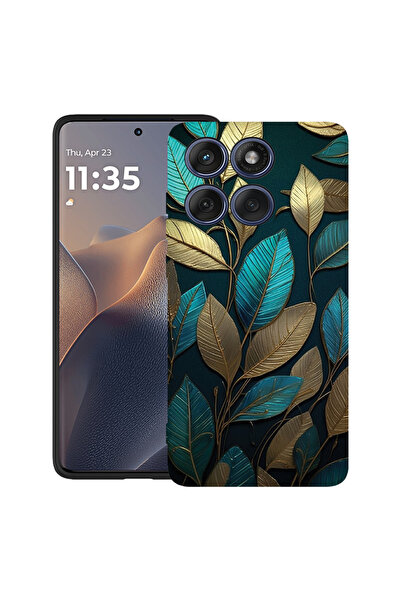 bestcase ®   Husă TPU Ultra Subțire Pentru Motorola Edge 70 Pro, Pene Aurii, ...