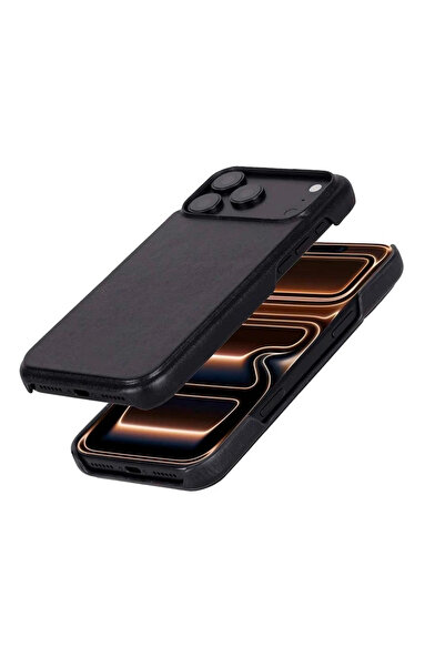 Ventura iPhone 18 Pro Max 6.9" Hakiki Deri MagSafe Uyumlu Kılıf