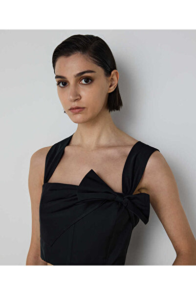Machka FİYONKLU CROP BLUZ
