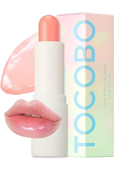 TOCOBO بلسم شفاه جلو ريتوال 001 كورال ووتر 0.67 أونصة / 19 جرام |   بلسم شفاه...