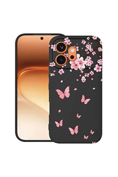 bestcase ®   Husă TPU Ultra Subțire pentru Honor 600, Floare de Cireș Roz și ...