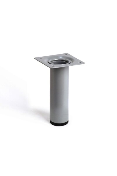 OEM Furniture leg, universal, metal, 2-401G.100.38, round, 30 x 100 mm, chrome