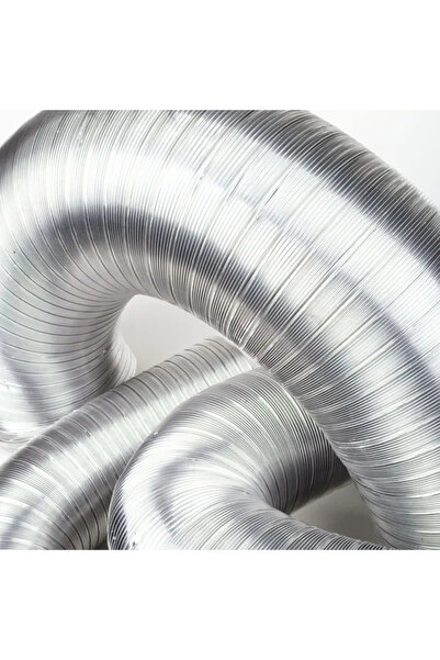Flamex flexible stainless steel pipe, Ø 120 mm, length 4 m, stainless steel 3...