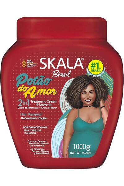 SKALA -BRASIL POTAO DE AMOR 2in1 TREATMENT CREAM + LEAVE-IN 35.2 Oz 1000g