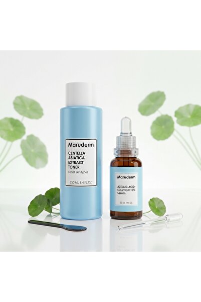 Maru.Derm Maruderm Leke Karşıtı & Yatıştırıcı Cilt Bakım Seti - Centella Cica...