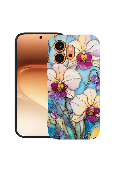 bestcase ®   Θήκη TPU Υπέρλεπτη για Honor 600, Φλοράλ - Ορχιδέα με σχέδιο βιτ...