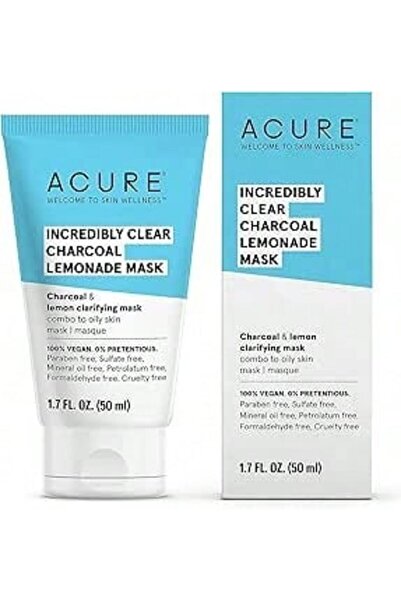 ACURE -Incredibly Clear Charcoal Lemonade Mask- 20ml