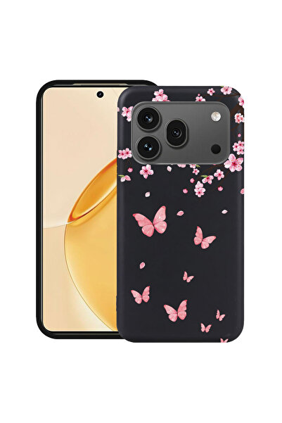 bestcase ®   Husă TPU Ultra Subțire pentru Honor 600 Pro, Floare de Cireș Roz...
