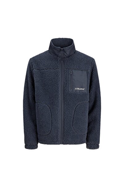 Jack & Jones Soho Teddy Erkek Gri Polar Ceket (12299491-TLC)