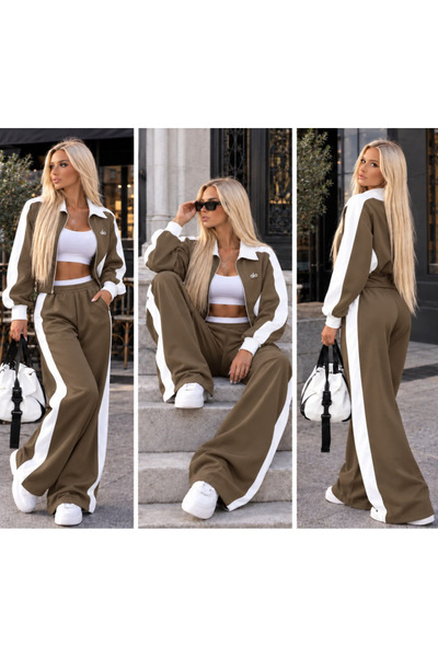 Kokosh moda Zippered double set with crest