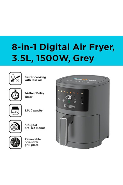 Generic Brand Black & Decker Digital air fryer 3.5L
