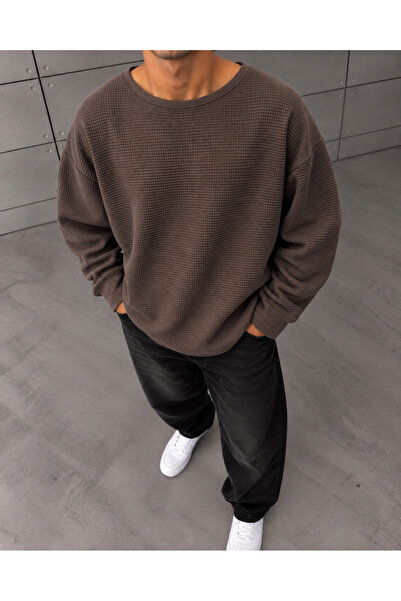 Waffle Kahve Sweatshirt