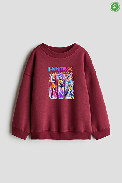 cirokids سويت شيرت للأطفال من الجنسين مطبوع عليه K-pop Demons Hunters Huntrix...
