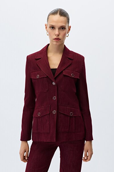 shnwomen Dikişli denim ceket