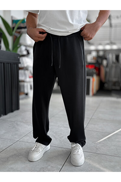 BYBASICMAN Siyah Modal Baggy Eşofman MRK-2864
