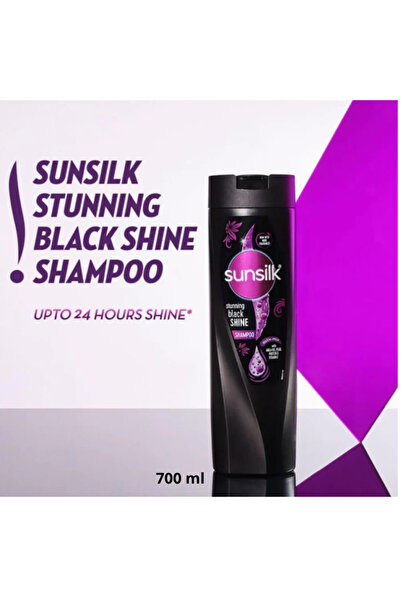 Sunsilk شامبو للحصول على لمعان أسود مبهر، 700 مل