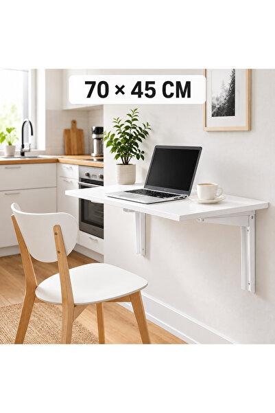 POZİTİF HIRDAVAT Deniz Çok Amaçlı Duvara Monte Katlanır Masa 70x45 cm – 18 mm...