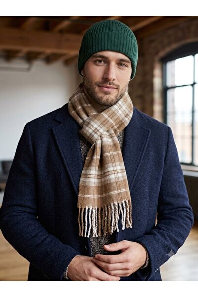 Nilbutik Men's Cotton Soft Textured Scarf