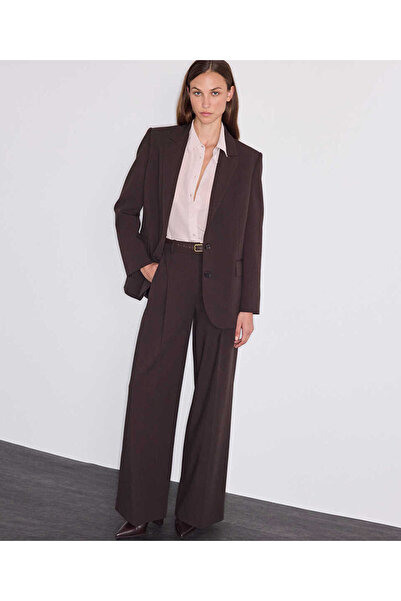 İpekyol Kemerli wide leg fit pantolon