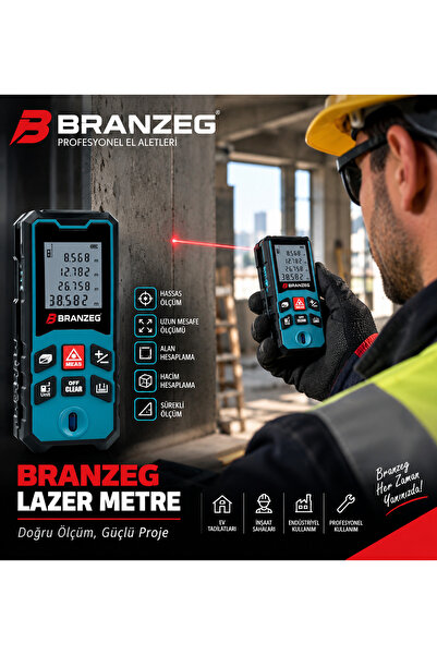 Lazer Metre 80 Metre Yeni Nesil Dijital Ekran