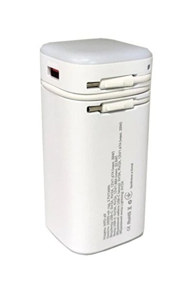 lstri 20.000 Mah 22,5W PD Hızlı Kablolu Kamp Lambası Outdoor Serisi Powerbank Taşınabilir açık seyahat kamp ışık dahili kablo PowerBanks
