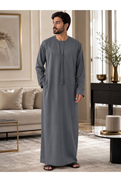 Generic Brand ثوب إماراتي رجالي – كندورة خليجية أنيقة ومريحة – عرض 26 إنش