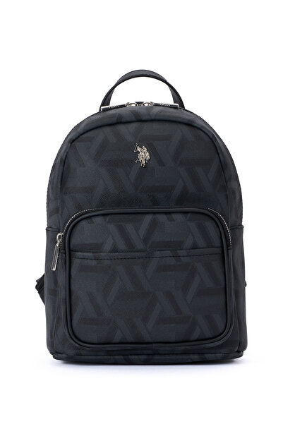 U.S. Polo Assn. Black-Black Women's Backpack Us26509