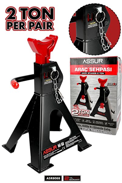 ASSUR 2 Ton Oto Kriko Araç Kaldırma Krikosu Araç Sehpası