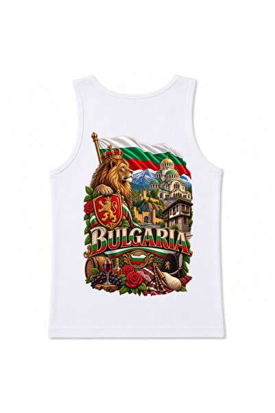Rabona Fashion Bulgaria Royal Lion Landmarks & Cultural Heritage Graphic Tank...