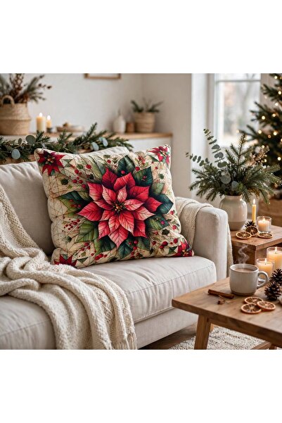 YILMAZHOME Throw Pillow & Throw Pillow Cover - Digital Printed Velvet Throw P...