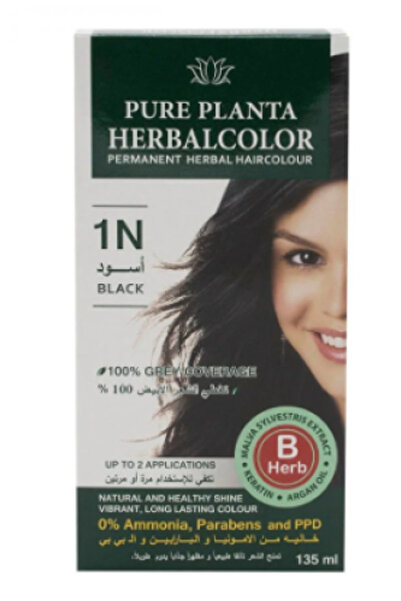 Herbatint Hair Dye Black 1 N