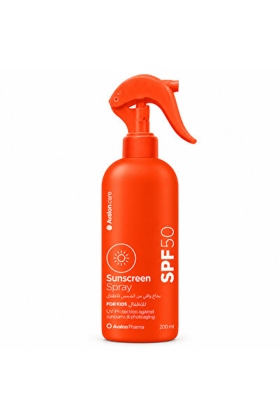 AVALON PHARMA Avalon Care Sunscreen SPF50 Spray Kids 200Ml