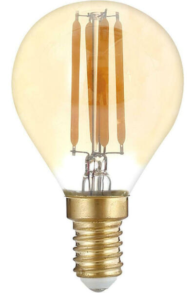 OPTONICA Λάμπα LED 4W 78mm για ντουί E14 και σχήμα P45 Θερμό Λευκό 400lm 1492