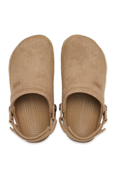 Crocs 214048 Crafted Vegan Suede Stitch Bej Unisex Terlik
