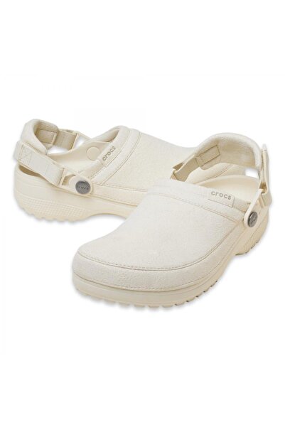 Crocs 211930 Crafted Vegan Suede Cg Krem Unisex Terlik