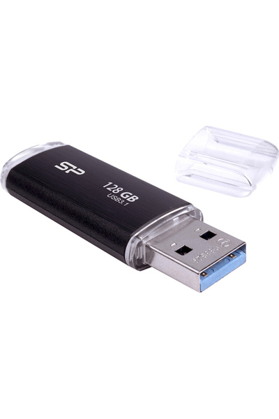 Silicon Power Blaze B02 128GB USB 3.1 Στικάκι Μαύρο