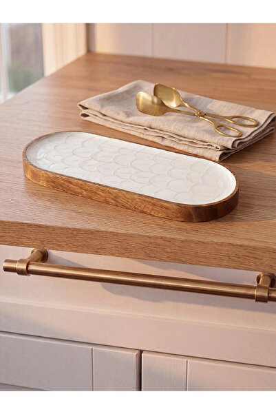 LC Waikiki LCW HOME Ξύλινη Βάση Παρουσίασης σε Καφέ Απόχρωση