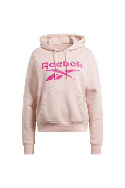 Reebok Γυναικείο Φούτερ με Κουκούλα Φλις με Μεγάλο Λογότυπο Identity XS