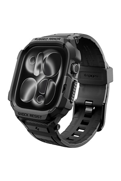 Spigen Curea cu Husa Smartwatch Rugged Armor Pro, pentru Apple Watch 12 46mm,...