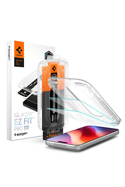 Spigen Комплект от 2 защитни фолиа за дисплей Spigen, за iPhone 16 Pro Max/17...