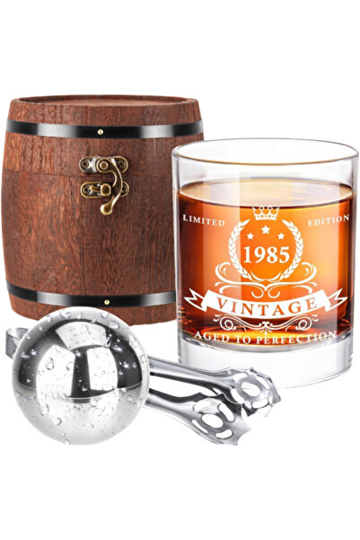 OtherMax Set de Whisky Cadou pentru Tată Bunic Anul 1985 Vintage Elegant — ac...