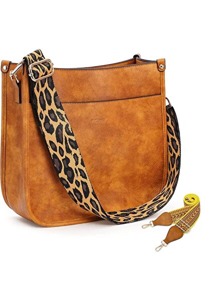 GENERAL HKCLUF Crossbody Bags for Women Trendy Vegan Leather Hobo Handbags Wi...