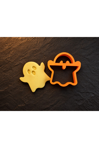 Halloween Hayalet Kurabiye Kalıbı - Sevimli Hayalet Hamur Kesici Cadılar Bayramı