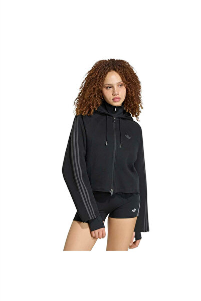 adidas KT1776-K Sst 2.0 C Hoody Kadın Sweatshirt Siyah