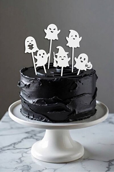 Halloween Hayalet Pasta Süsü