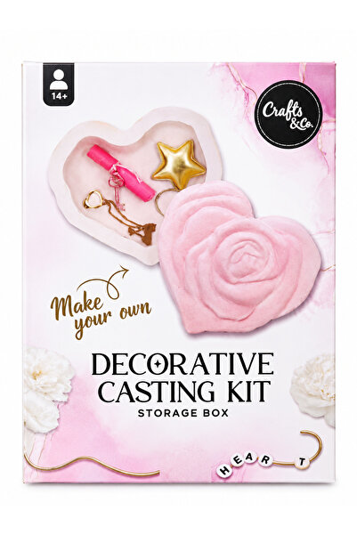 Generic Brand Creative Decorative Casting Set – 9-Piece Heart-Shaped Storage ...
